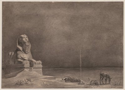Rust tijdens de vlucht naar Egypte door Luc Olivier Merson