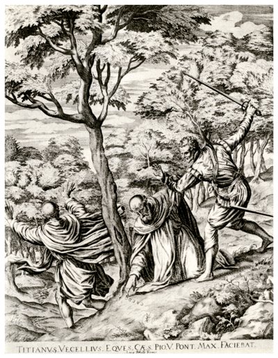 Sint Petrus Martelaar door Luca Bertelli