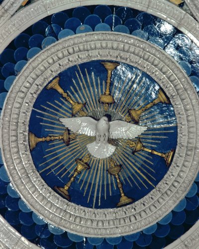 De Heilige Geest, rondel van het graf van de Kardinaal van Portugal, 1460