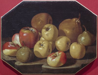 Stilleven met appels en peren door Luca Forte