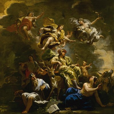 Allegorie van voorzichtigheid door Luca Giordano