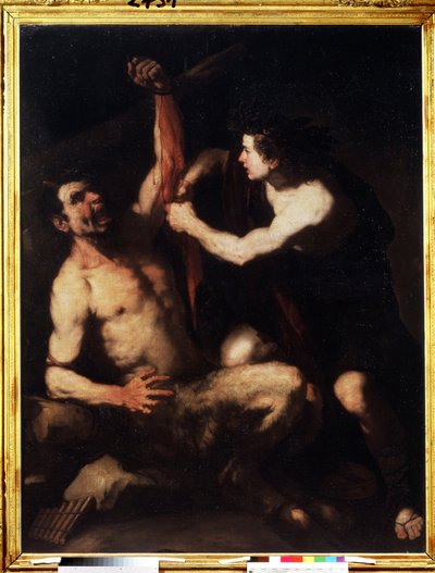 Apollon en Marsyas door Luca Giordano