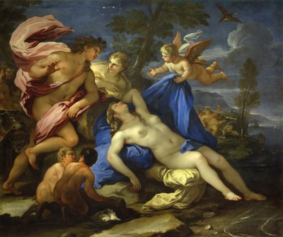Ariadne Verlaten door Theseus op Naxos door Luca Giordano