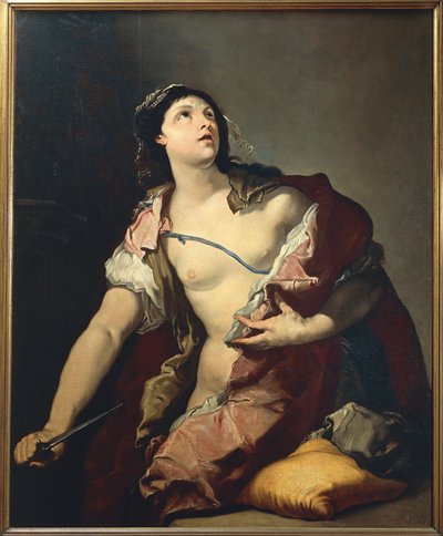 De dood van Lucretia door Luca Giordano