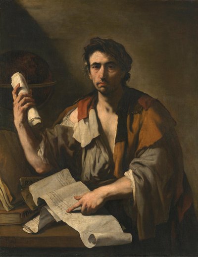 Een cynische filosoof door Luca Giordano