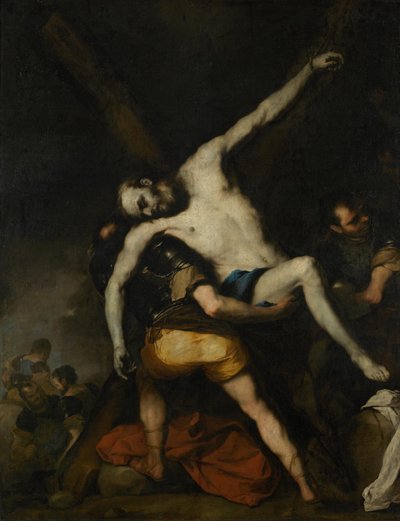 Kruisafneming van de heilige Andreas door Luca Giordano