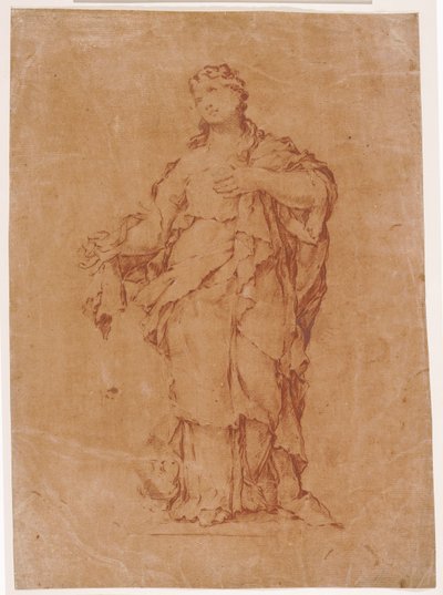 Maria Magdalena, naar het beeld van Algardi in s. Silvestro al Quirinale door Luca Giordano