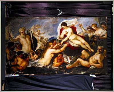 Neptunus en Amphitrite door Luca Giordano
