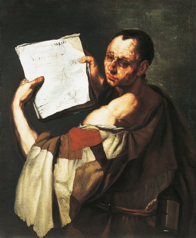 Filosoof of Heilige door Luca Giordano