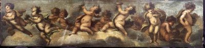 Putti aan het spelen door Luca Giordano