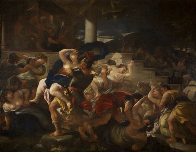 De Schaking van de Sabijnse Maagden door Luca Giordano