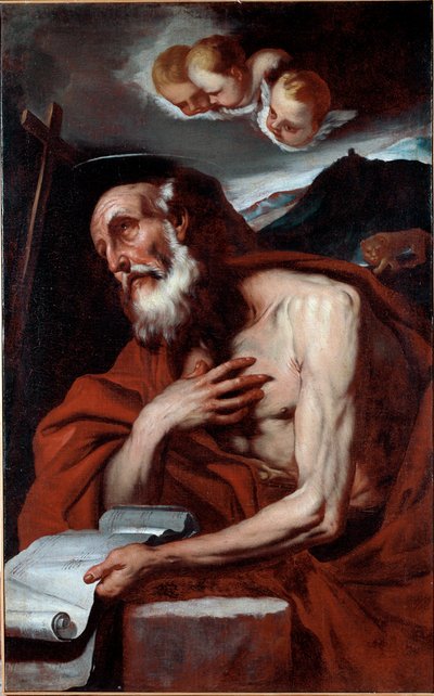 Afbeelding van Sint Hiëronymus door Luca Giordano