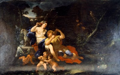 Rinaldo en Armida door Luca Giordano