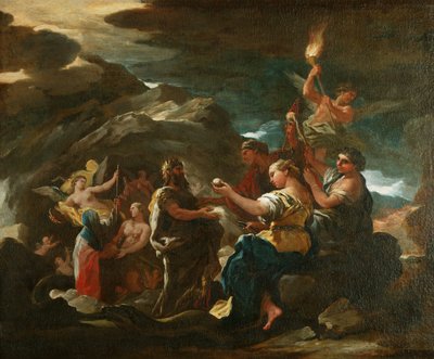 De grot van de eeuwigheid, c.1685 door Luca Giordano