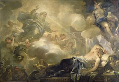 De Droom van Salomo door Luca Giordano