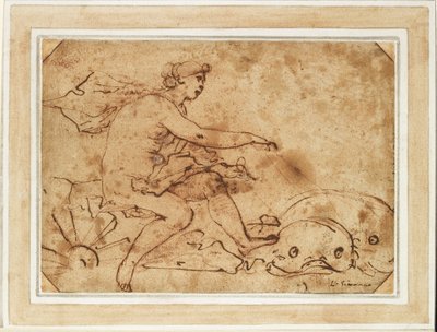 De Triomf van Galatea, 17e eeuw door Luca Giordano