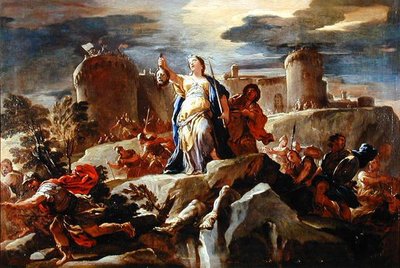 De Triomf van Judith, c.1703 door Luca Giordano