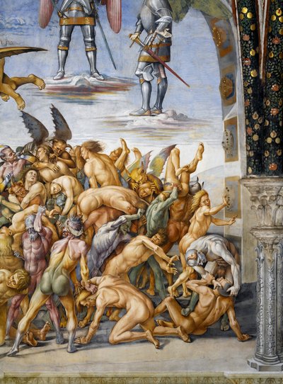 Verdoemden in de hel door Luca Signorelli