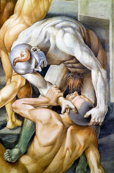 Verdoemden in de hel, uit het Laatste Oordeel fresco cyclus door Luca Signorelli