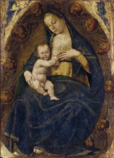 Verzorgende Madonna door Luca Signorelli