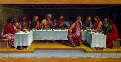 Verhalen van Christus, het Laatste Avondmaal door Luca Signorelli