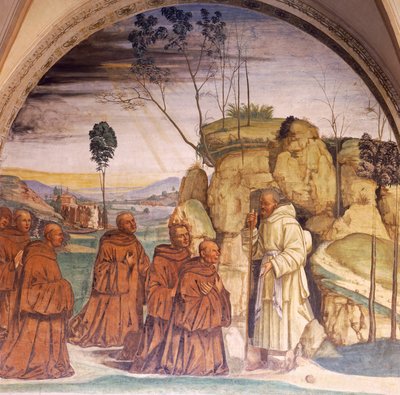 Verhalen van St. Benedictus, fresco