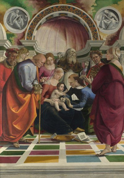 De Besnijdenis, ca. 1490 door Luca Signorelli