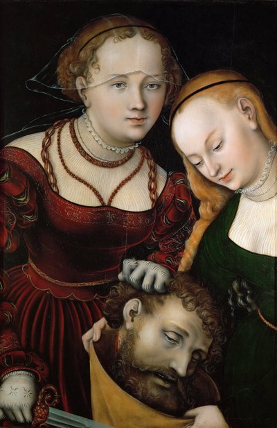 Judith en haar dienstmaagd met het hoofd van Holofernes, na 1537 door Lucas Cranach