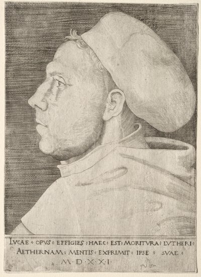 Maarten Luther door Lucas Cranach