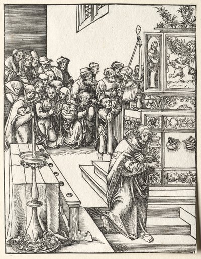 Martelaarschap van St. Johannes door Lucas Cranach