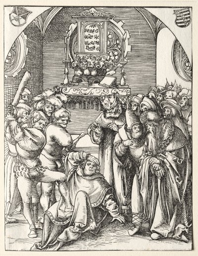 Martelaarschap van St. Judas Thaddeus door Lucas Cranach