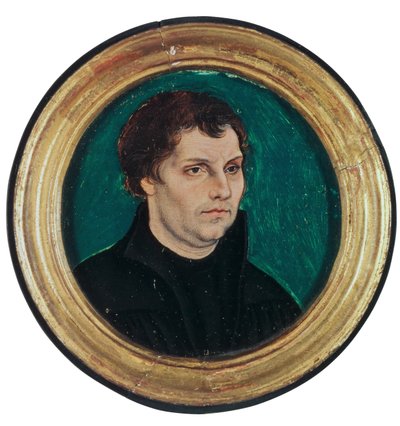 Portret van Maarten Luther door Lucas Cranach the Elder
