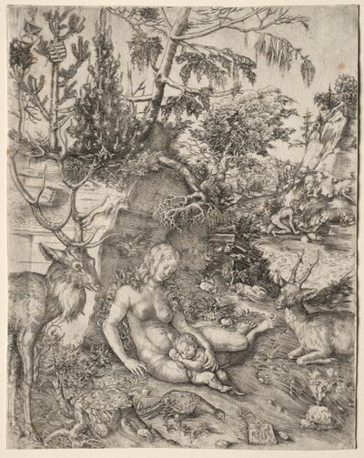 De Boetedoening van St. Johannes Chrysostomus door Lucas Cranach