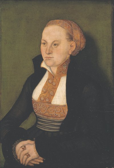 Portret van een dame door Lucas Cranach d.Æ.