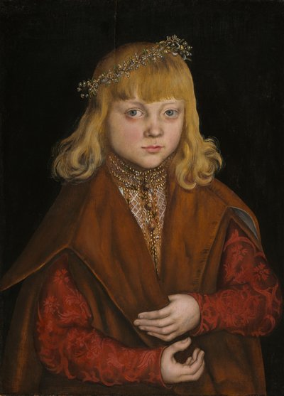 Een prins van Saksen door Lucas Cranach the Elder