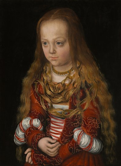 Een prinses van Saksen, ca. 1517 door Lucas Cranach the Elder