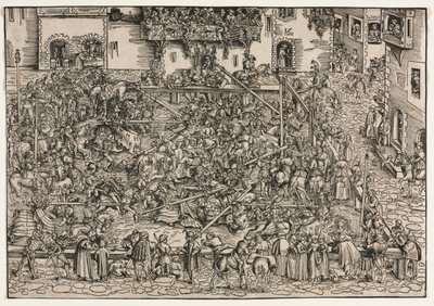 Een Toernooi door Lucas Cranach the Elder