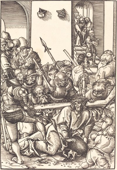 Christus Draagt het Kruis door Lucas Cranach the Elder