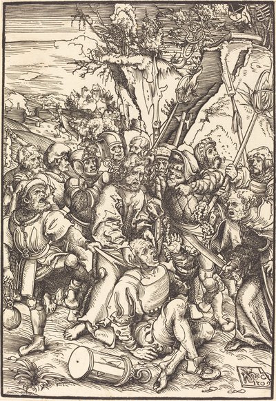 Christus gevangen genomen door Lucas Cranach the Elder