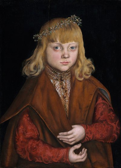 Een Saksische prins door Lucas Cranach the Elder