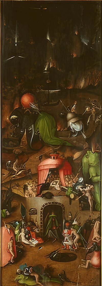 Vleugelaltaar met het Laatste Oordeel door Lucas Cranach the Elder