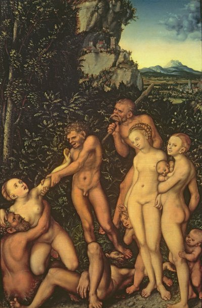 Vruchten van Jaloezie, 1530 door Lucas Cranach the Elder