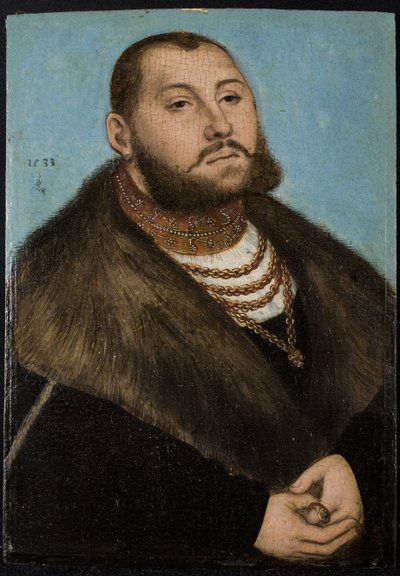 Johann Frederik I, Keurvorst van Saksen 1503-1554 door Lucas Cranach the Elder