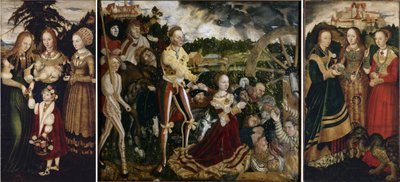 Katharina-altaar door Lucas Cranach the Elder