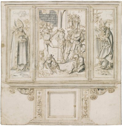 Lucas Cranach altaarschets door Lucas Cranach the Elder