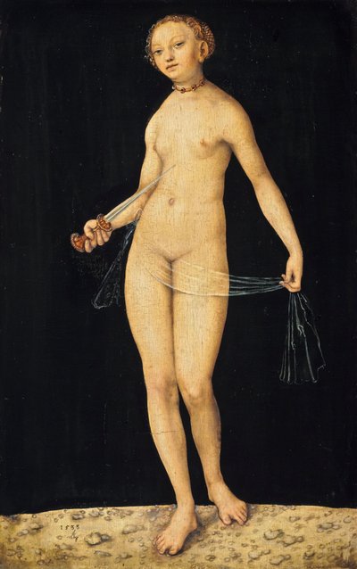 Lucretia door Lucas Cranach the Elder