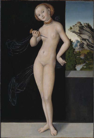 Lucretia door Lucas Cranach the Elder