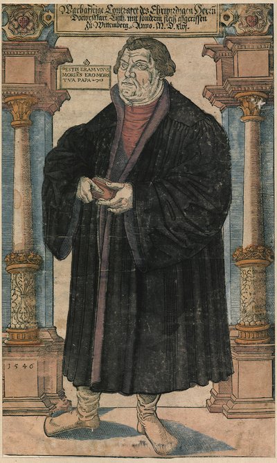 Luther 1546 door Lucas Cranach the Elder