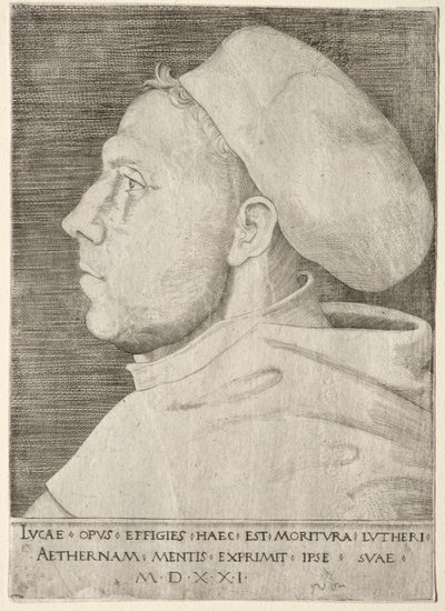 Maarten Luther door Lucas Cranach the Elder