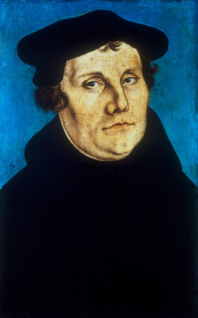 Maarten Luther, Duitse protestantse hervormer door Lucas Cranach the Elder
